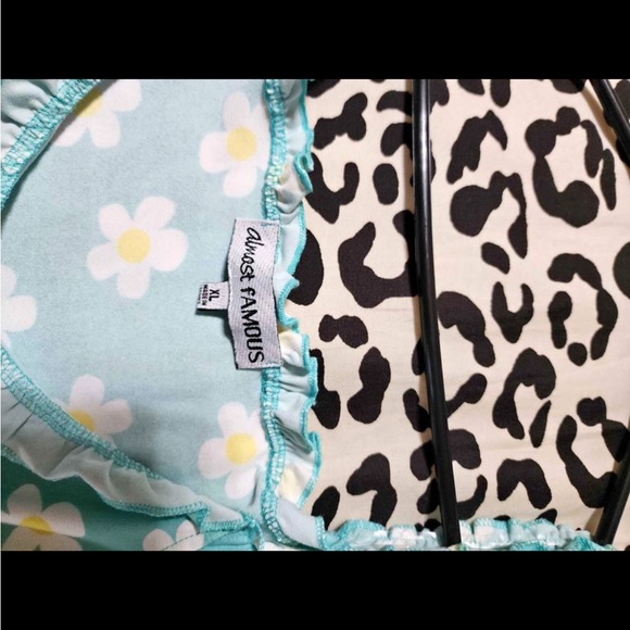 Very pretty dress and very soft fits like a large - Picture 3 of 3